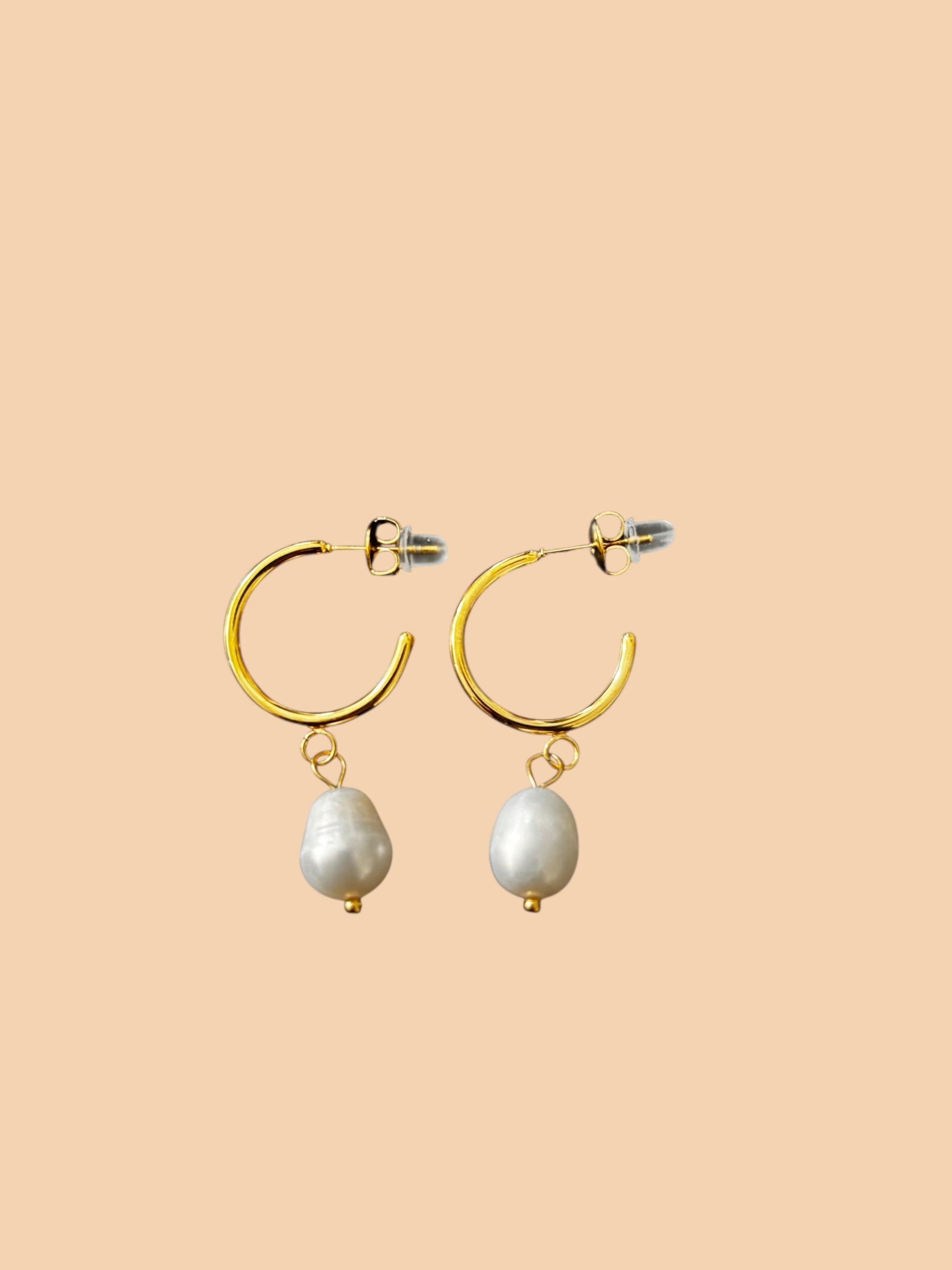 Boucles d’oreilles “Épure” —Anneau fin